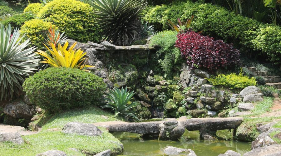 Japanischer Garten nach Feng Shui