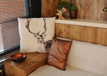 wohlfühlende Sitzecke im Feng Shui Tiny House